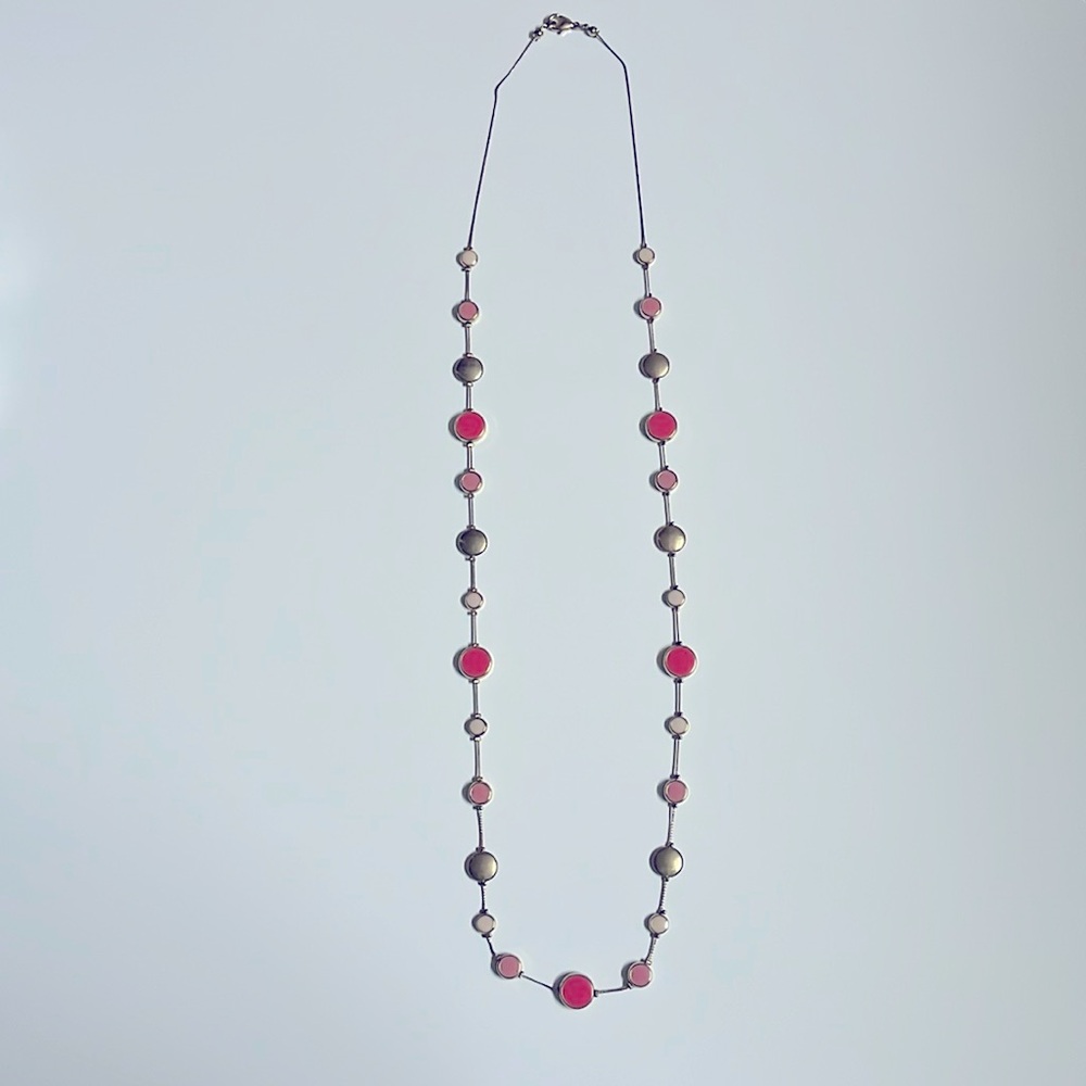 Pink & Gold Fashion Necklace